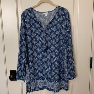 J Jill tunic top size M